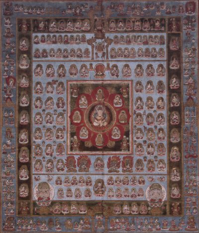 Mandala de los Dos Reinos (Kongokai), Senkoji, Tonami, Toyama, Japón de Unbekannt Unbekannt